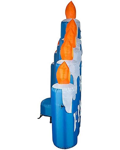 8.9 Ft. Hanukkah Candles Inflatable Decoration 5 8.9 Ft. Hanukkah Candles Inflatable Decoration - Image 3