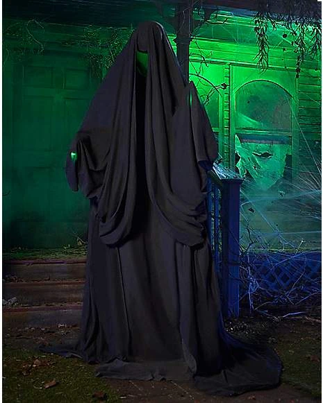 6 Ft Hooded Phantom Animatronic 2 6 Ft Hooded Phantom Animatronic