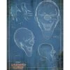 Spirit Halloween Factory Animatronic Blueprint Posters - 4 Pack -Halloween Decoration Shop 07639347 a