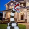 8.9 Ft Sandworm Inflatable Decoration - Beetlejuice -Halloween Decoration Shop 07641798 a