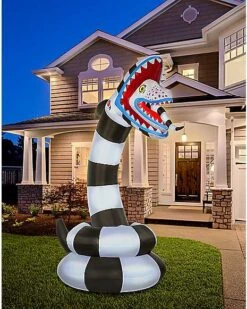 8.9 Ft Sandworm Inflatable Decoration - Beetlejuice