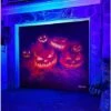 Evil Pumpkins Garage Single Door Cover 2 Evil Pumpkins Garage Single Door Cover -Halloween Decoration Shop 07649304 a