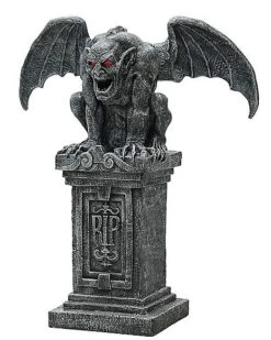 3.5 Ft Gargoyle Animatronic -Halloween Decoration Shop 07687833 c