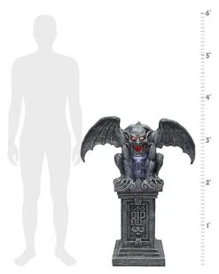3.5 Ft Gargoyle Animatronic -Halloween Decoration Shop 07687833 h